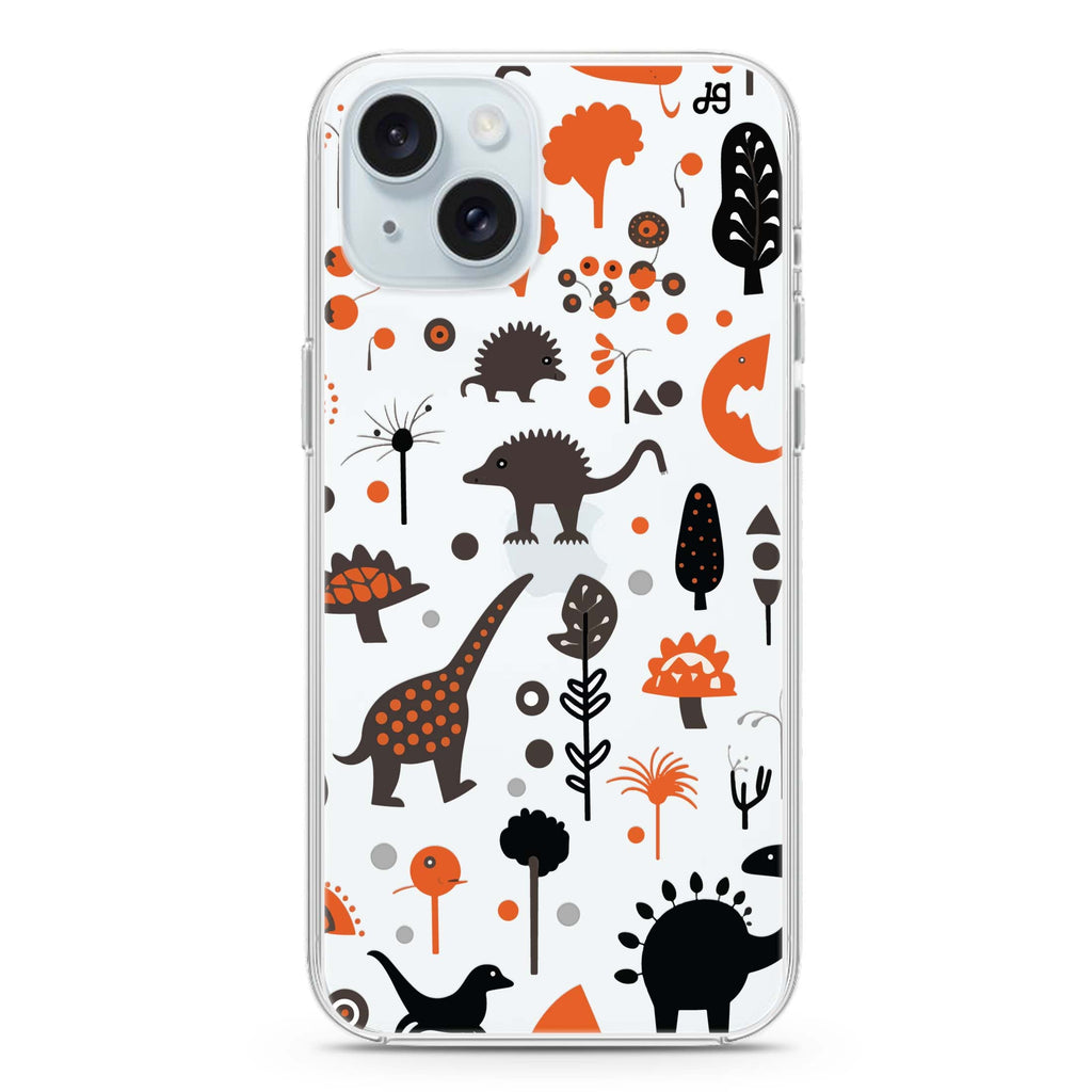 Jurassic Joy iPhone 15 Plus Ultra Clear Case