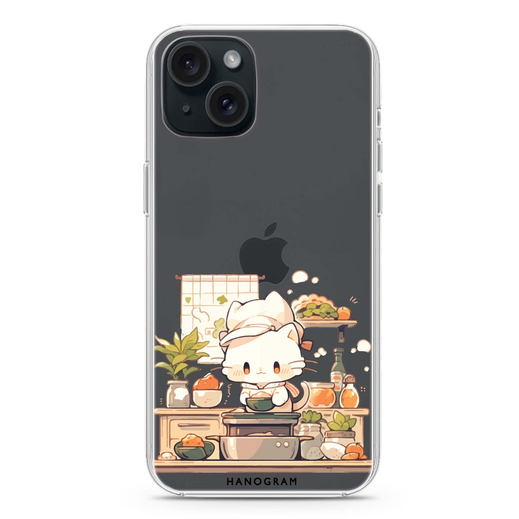 Chef Whisker Mess iPhone 15 Plus Ultra Clear Case