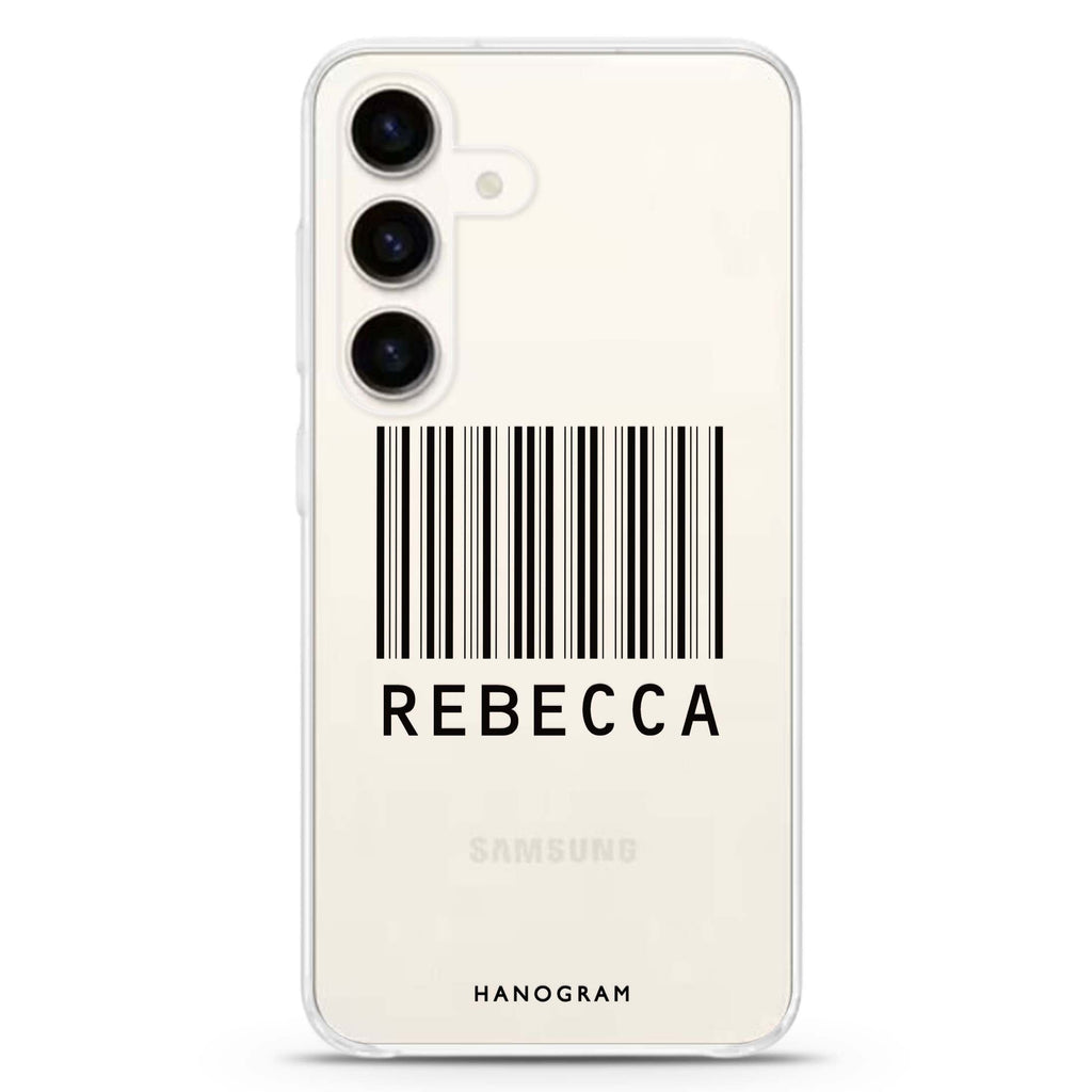 Barcode Samsung Galaxy Ultra Clear Case