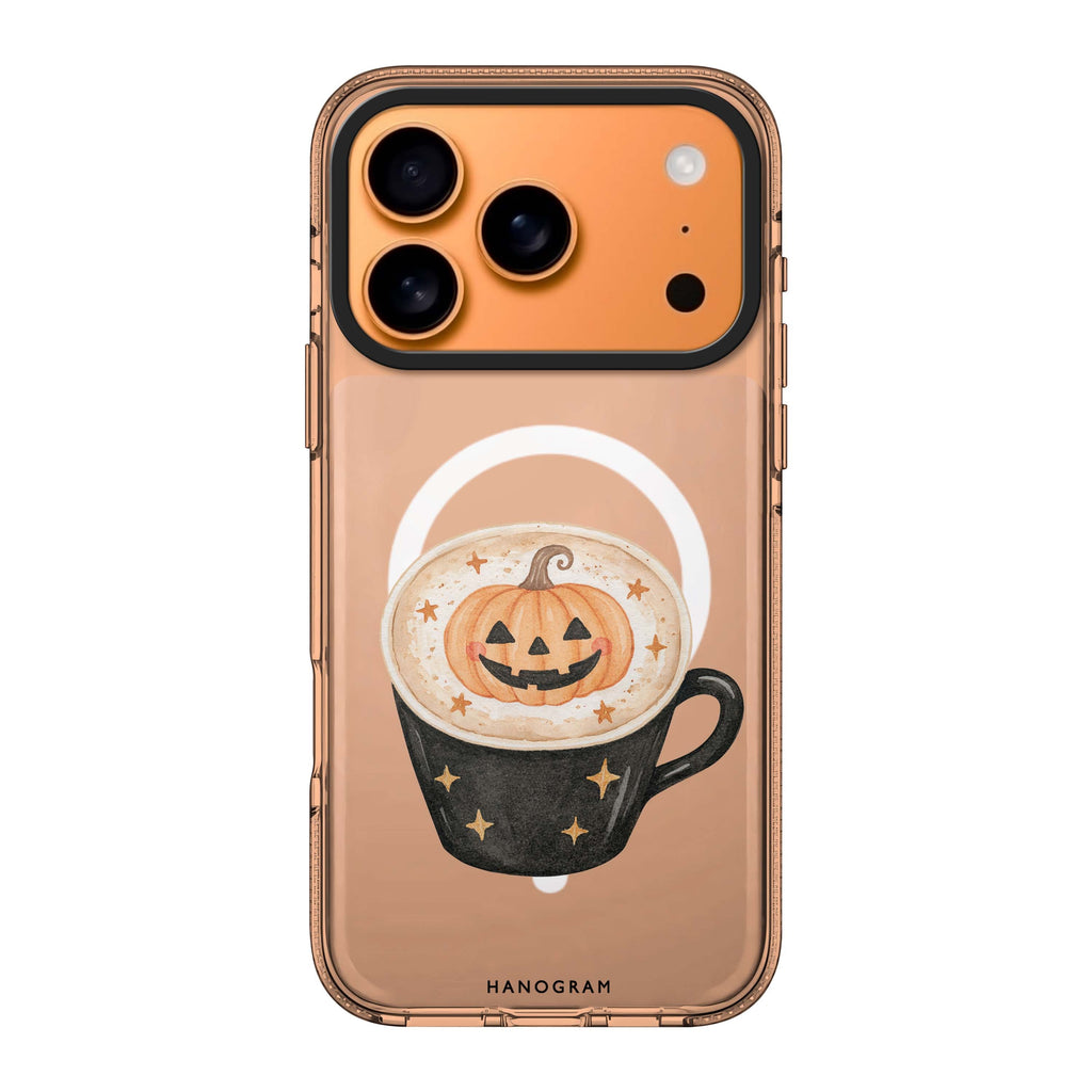 Jack-o-Latte iPhone 17 Pro Max Ultra Clear Case - Image 1