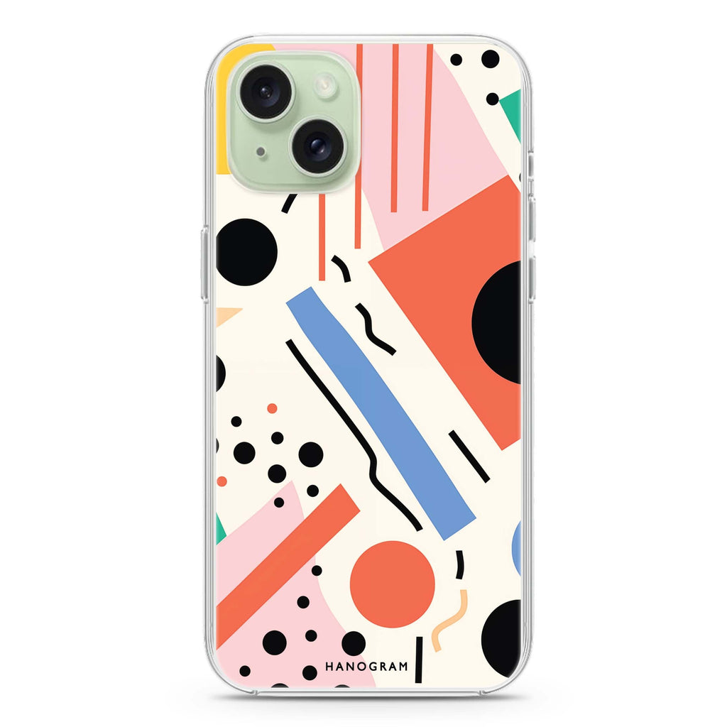 Geometric Groove iPhone Ultra Clear Case