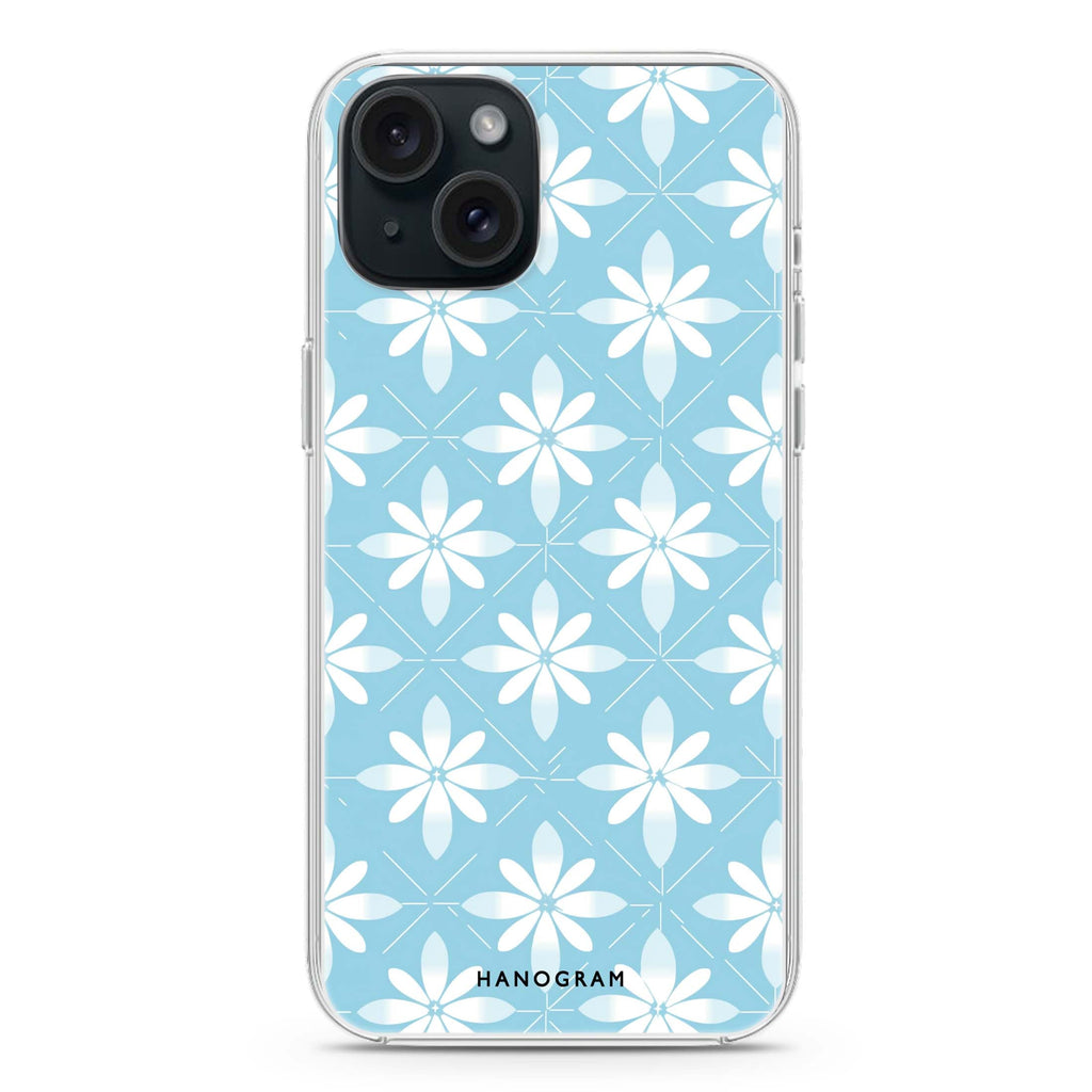 Floral Fusion iPhone 15 Plus MagSafe Compatible Ultra Clear Case