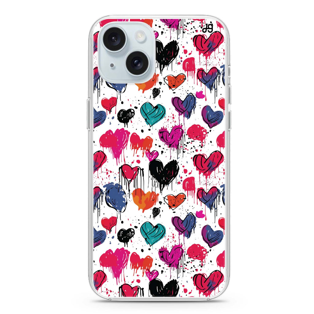 Bleeding Passion iPhone 15 Plus Ultra Clear Case