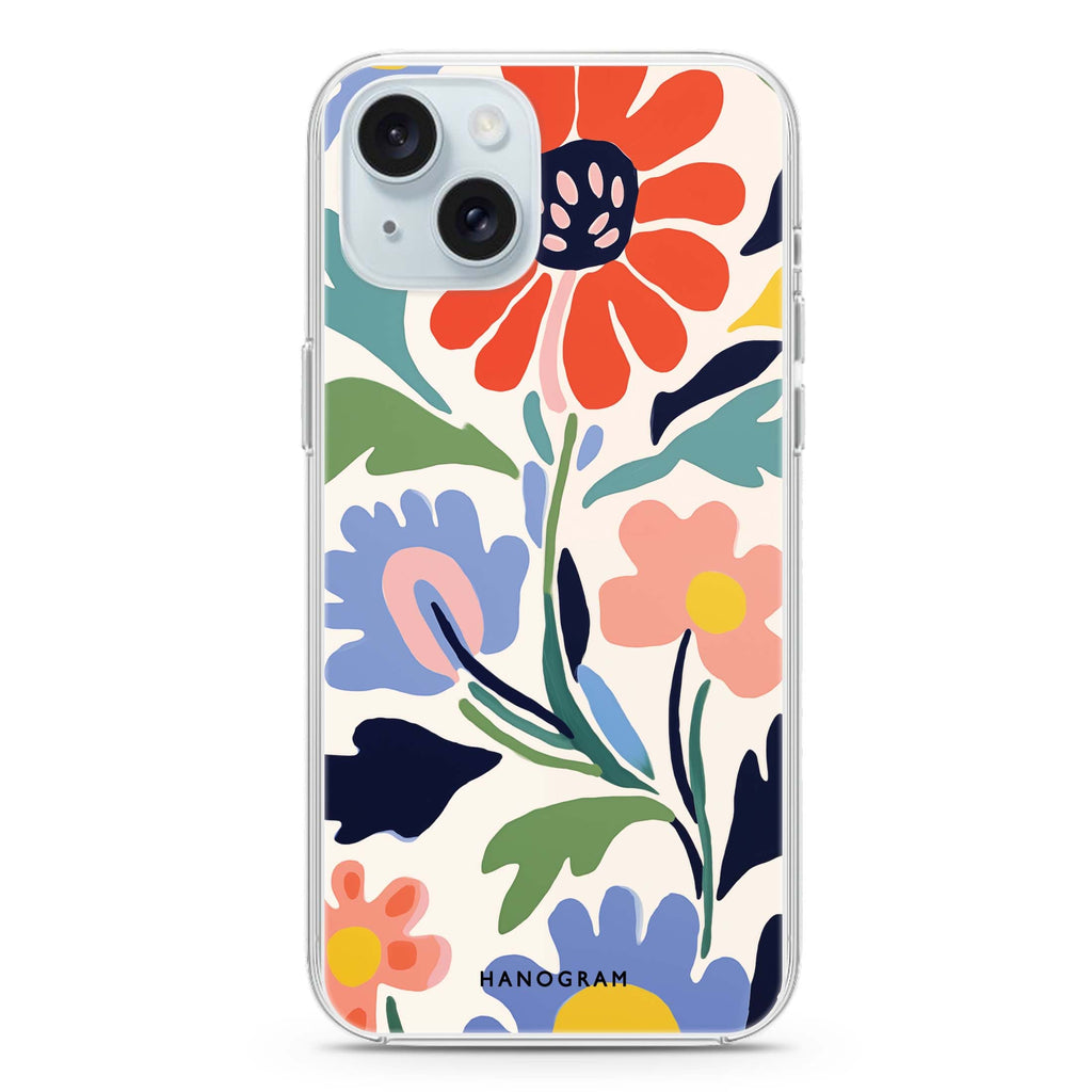 Brushed Blossoms iPhone Ultra Clear Case