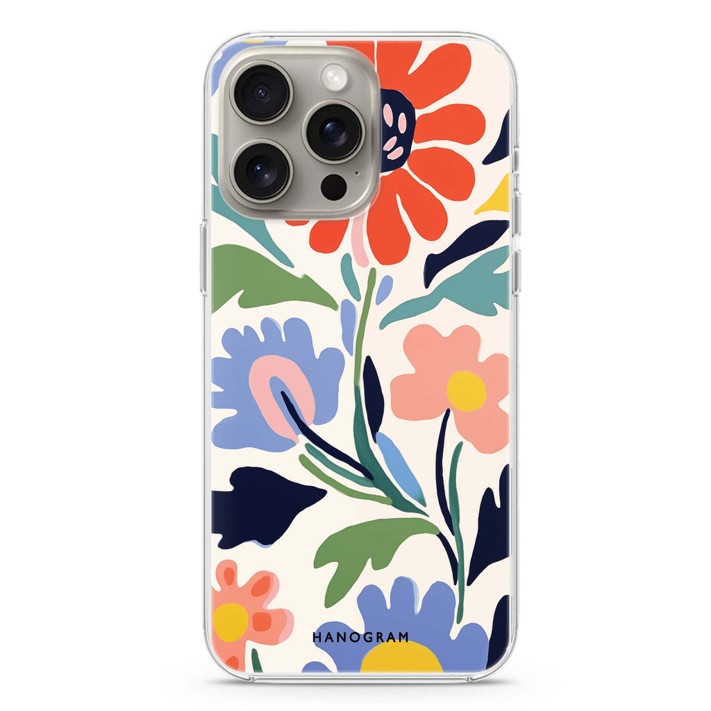 Brushed Blossoms iPhone Ultra Clear Case
