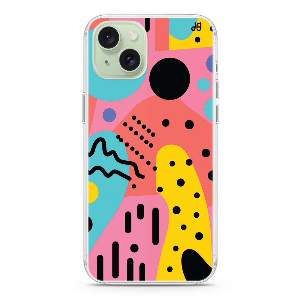 Retro Rhythm iPhone 15 Plus Ultra Clear Case