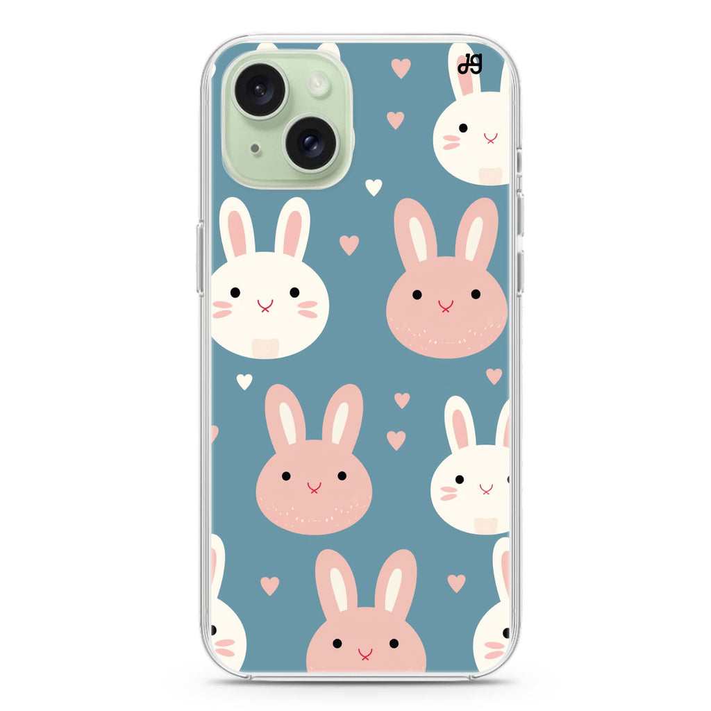 Cuddly Hopper iPhone 15 Plus MagSafe Compatible Ultra Clear Case