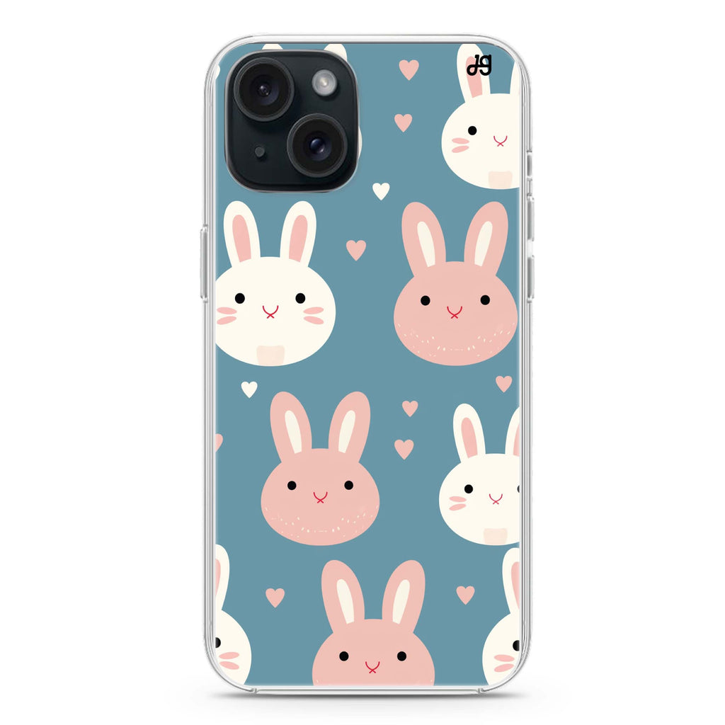 Cuddly Hopper iPhone 15 Plus Ultra Clear Case