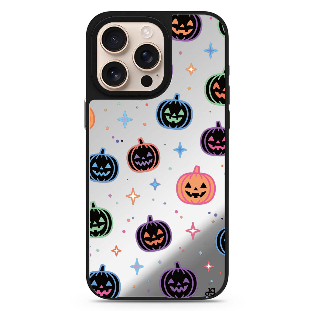 Neon Lantern Confetti iPhone Mirror Case – design view 1