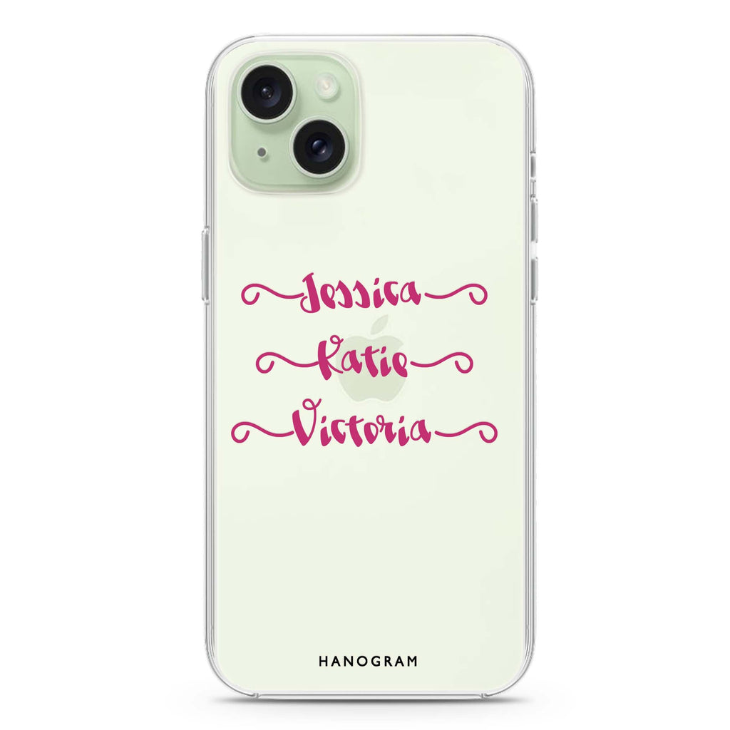 Triple iPhone 15 plus Ultra Clear Case