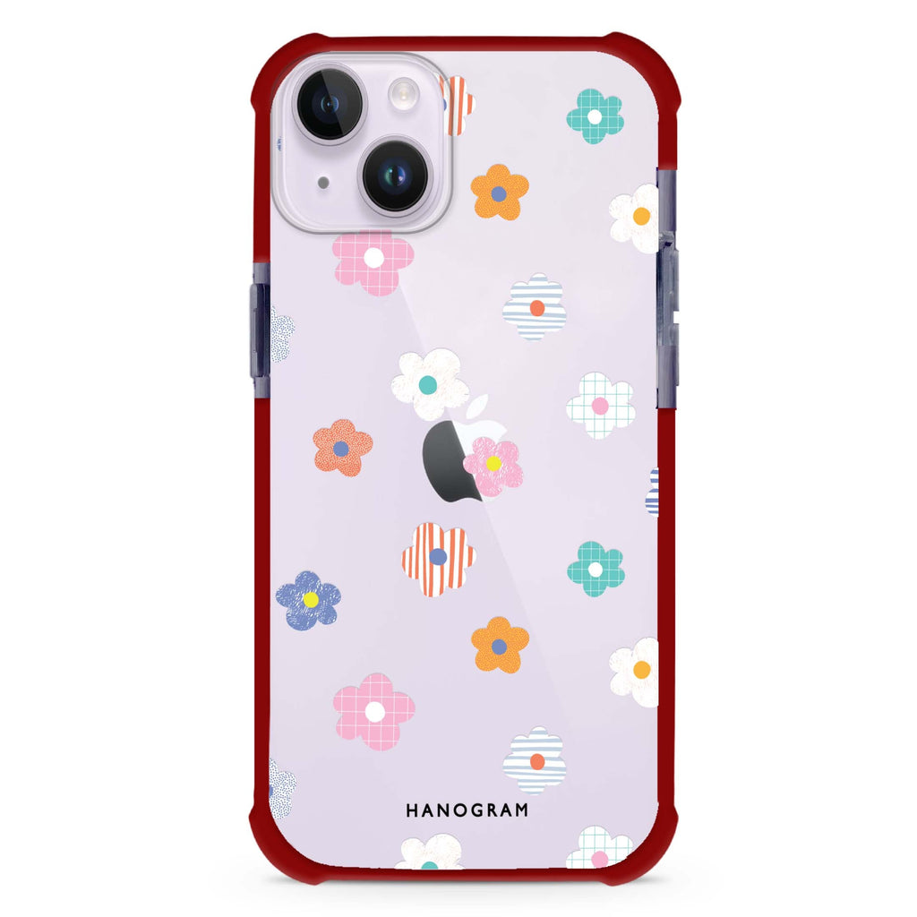 Floral Pattern iPhone 15 Plus Ultra Shockproof Case