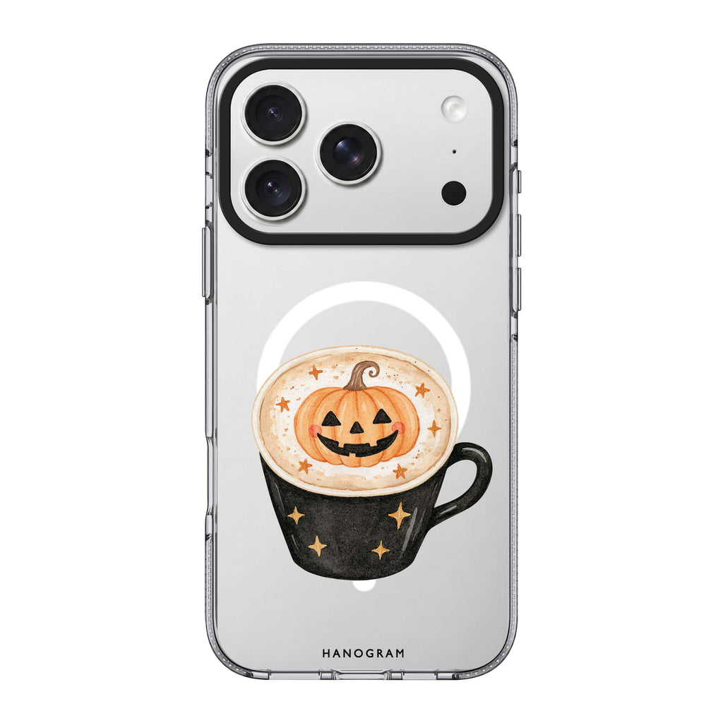 Jack-o-Latte iPhone 18 Pro Max Ultra Clear Case - Image 1