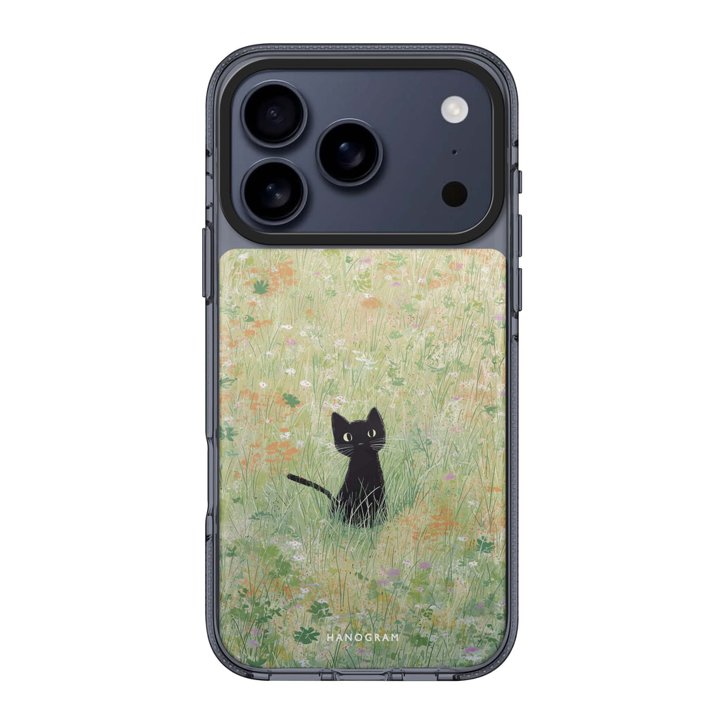 Meadow Cat cat animal floral nature iPhone 17 Pro Max ultra clear case