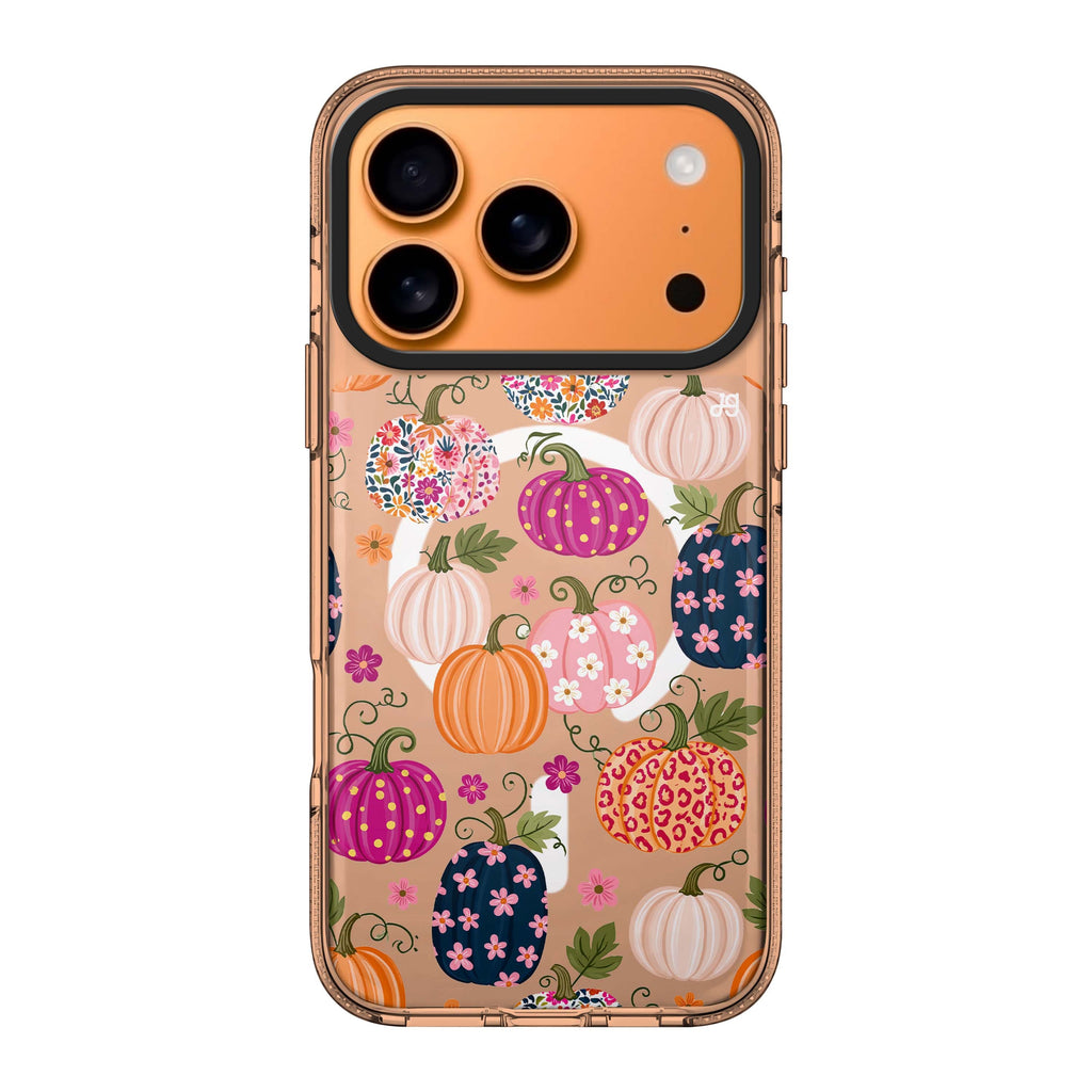 Pumpkin Pattern Wardrobe iPhone 17 Pro Max Ultra Clear Case - Image 1