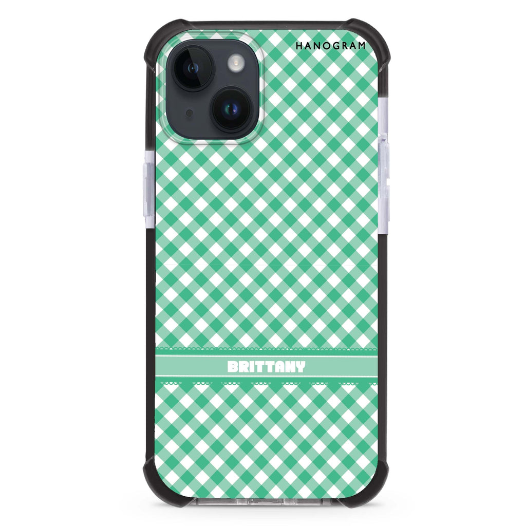 Lovely Green iPhone 15 Plus MagSafe Compatible Ultra Shockproof Case
