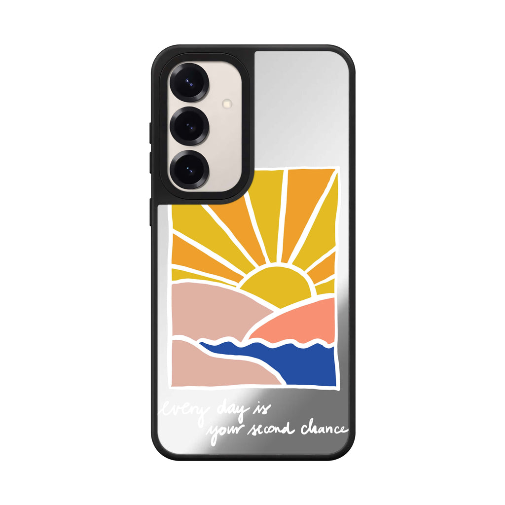 Have a Good Day Samsung Galaxy mirror case front view