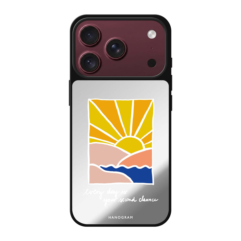 Have a good day typography iPhone 18 Pro Max mirror case