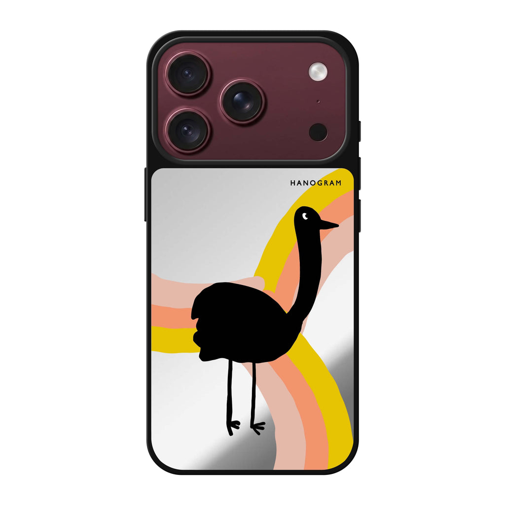 Rainbow Bird multicolor bird animal iPhone 18 Pro Max mirror case