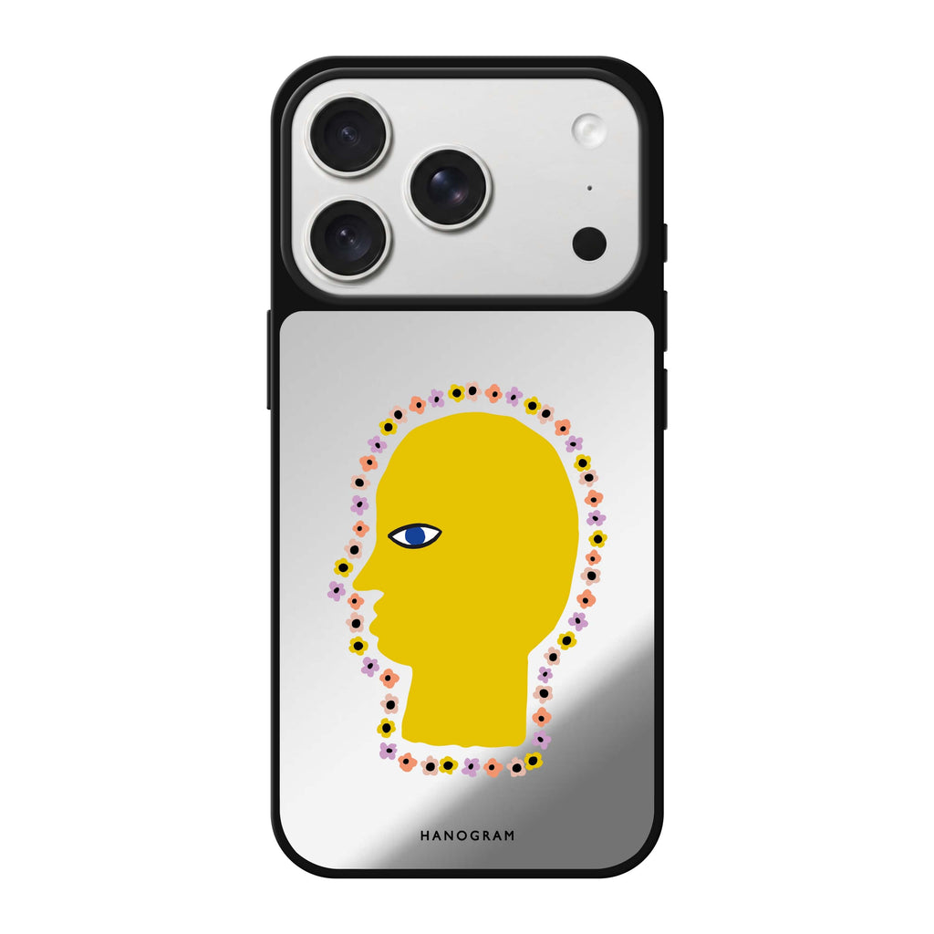 Floral Brain spring flower floral iPhone 18 Pro Max mirror case