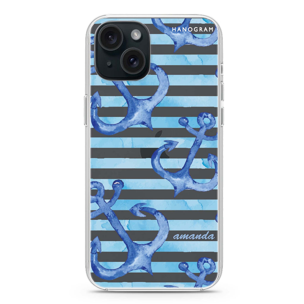Blue Anchor iPhone Ultra Clear Case