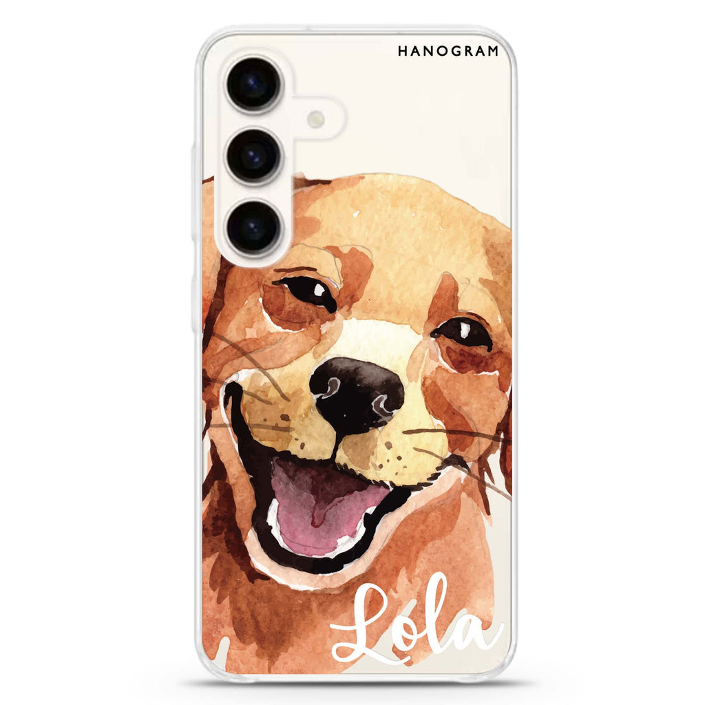 Golden Retriever Samsung Galaxy Ultra Clear Case