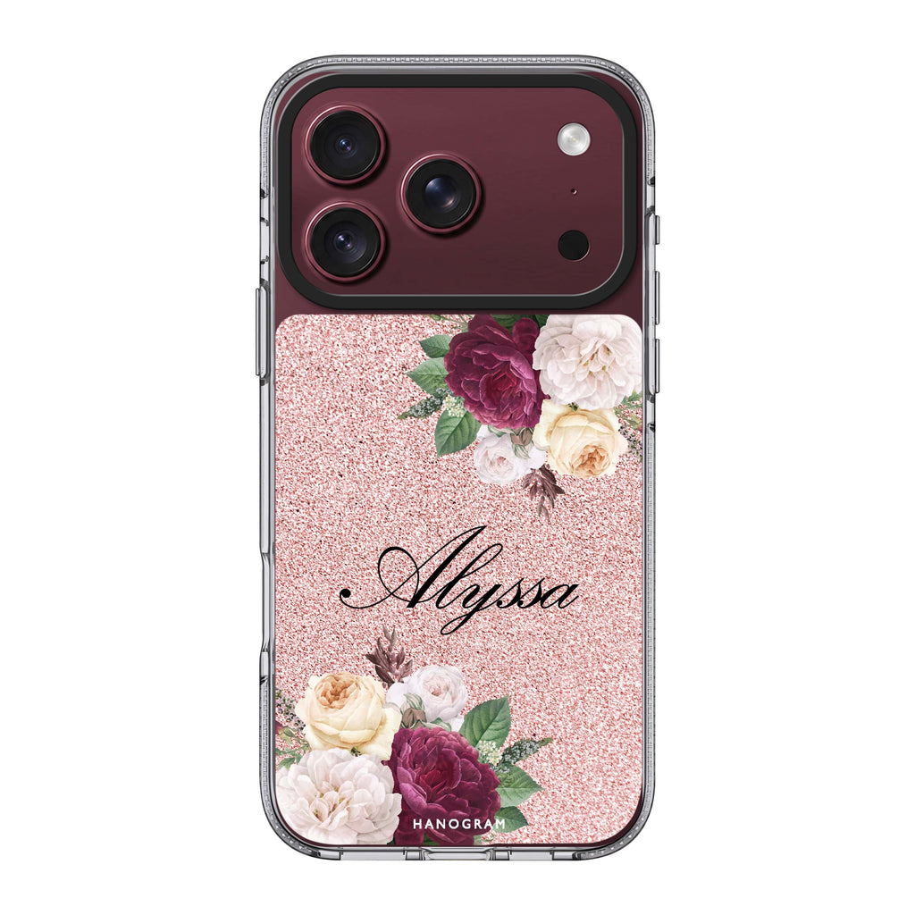 Glittering Floral Ultra Clear Case