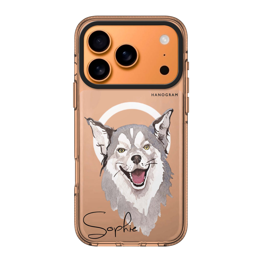 Border Collie personalized name dog animal iPhone 17 Pro Max ultra clear case