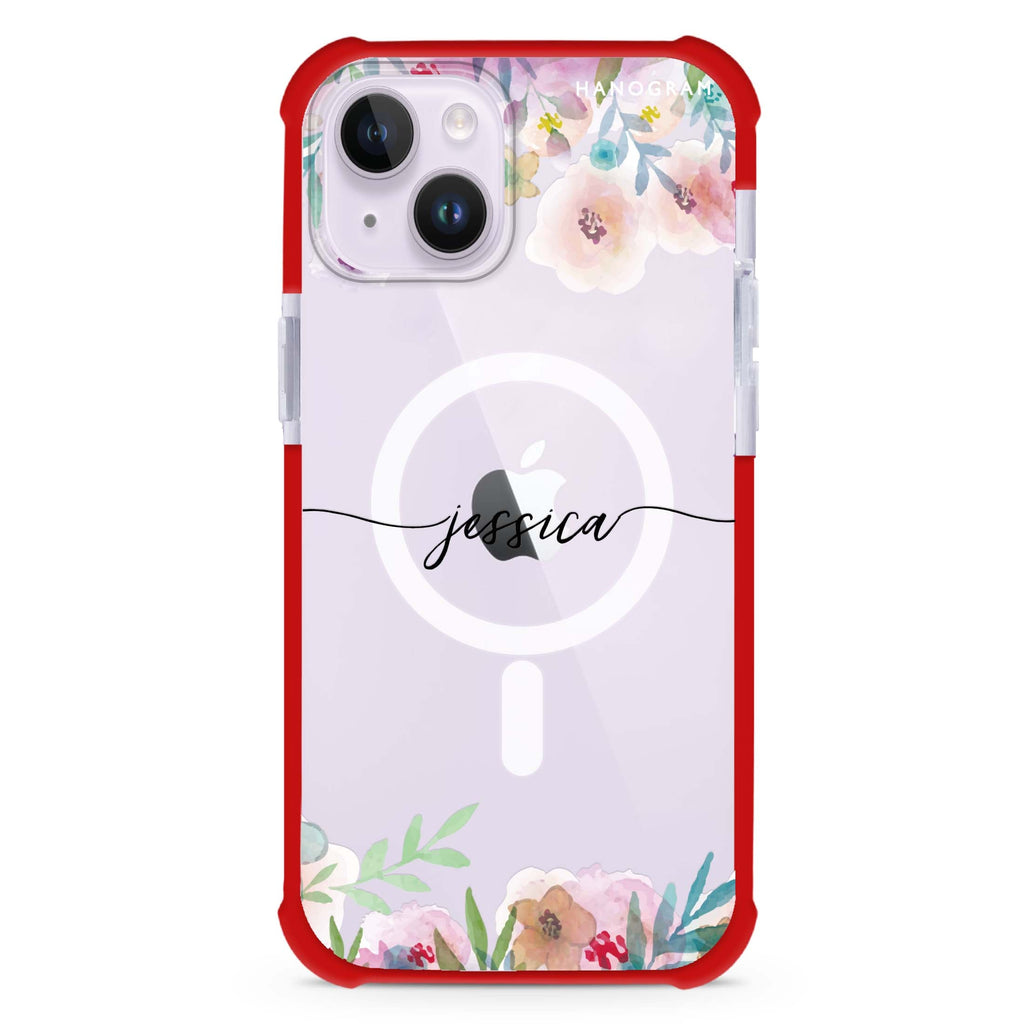 Art of Floral iPhone 15 Plus MagSafe Compatible Ultra Shockproof Case