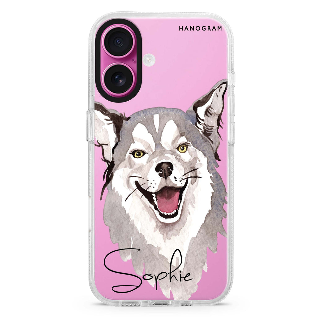 Border Collie MagSafe Compatible iPhone 16 Ultra Clear Case - Personalized and Stylish Protection