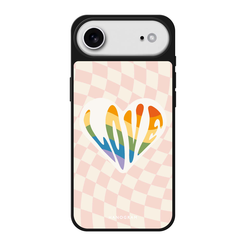 Rainbow LOVE 鏡面手機殼
