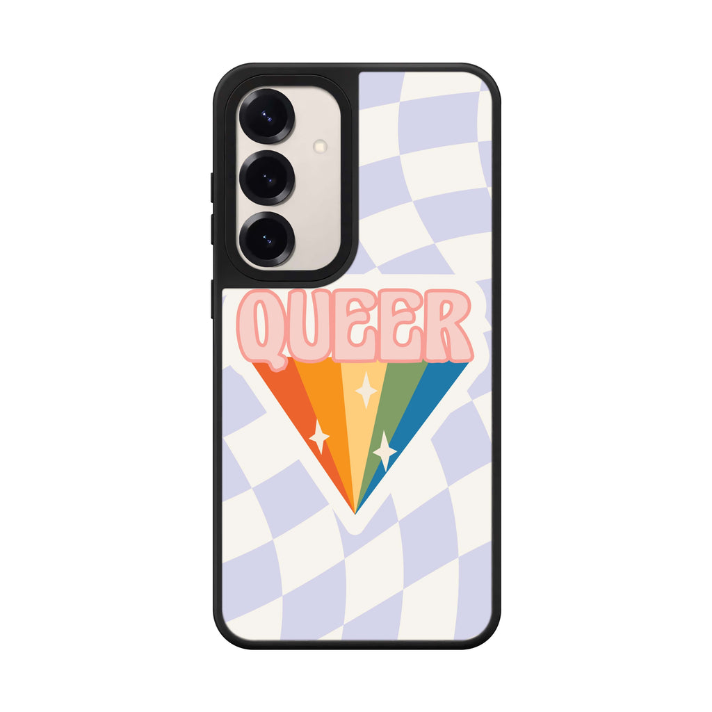 Queer Samsung Galaxy mirror case front view