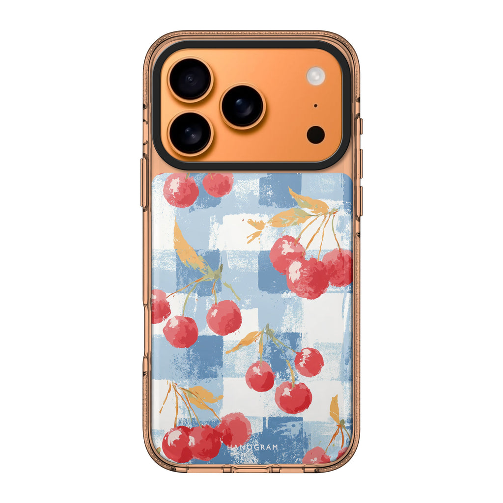 Cherry Picnic cherry fruit iPhone 17 Pro Max ultra clear case