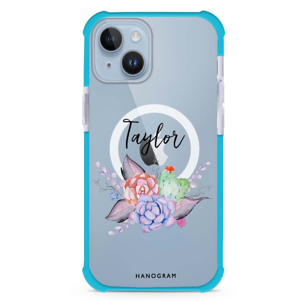 SECRET OF THREE iPhone 15 Plus MagSafe Compatible Ultra Shockproof Case