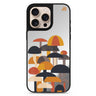 Forest Shapes sleek reflective design iPhone 16/15/14 Pro Max & Pro mirror case