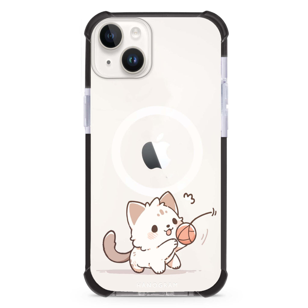 Kitty Chase iPhone 13 Mini MagSafe Compatible Ultra Shockproof Case