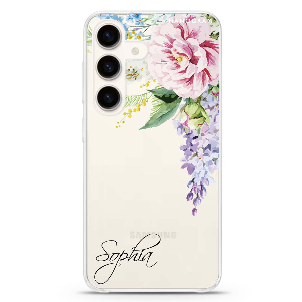 Tropical Floral II Samsung Galaxy Ultra Clear Case