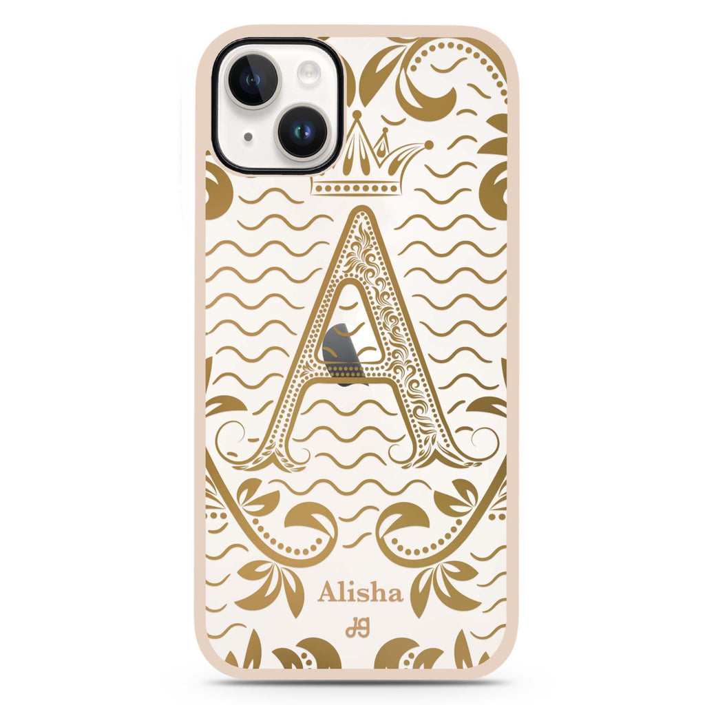 Royal Vintage Monogram Impact Guard Bumper Case