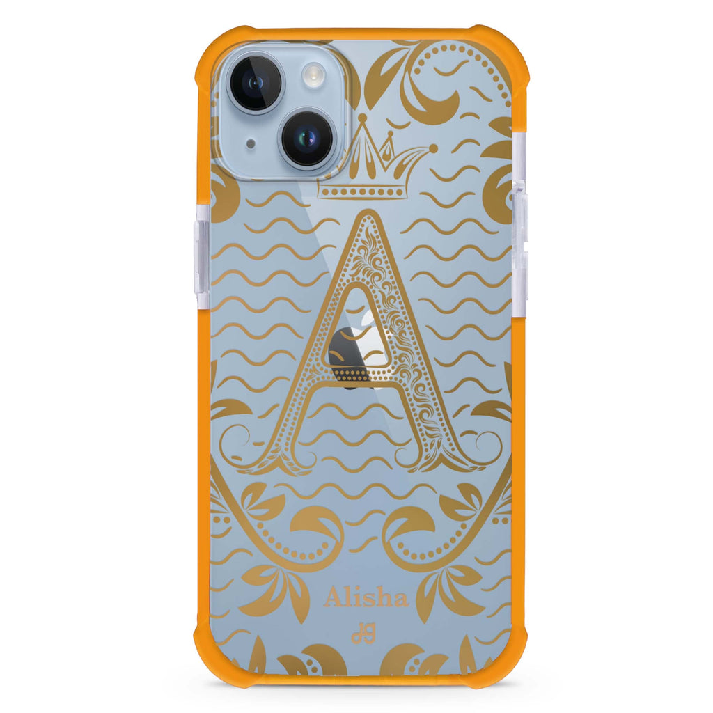 Royal Vintage Monogram iPhone 15 Plus Ultra Shockproof Case