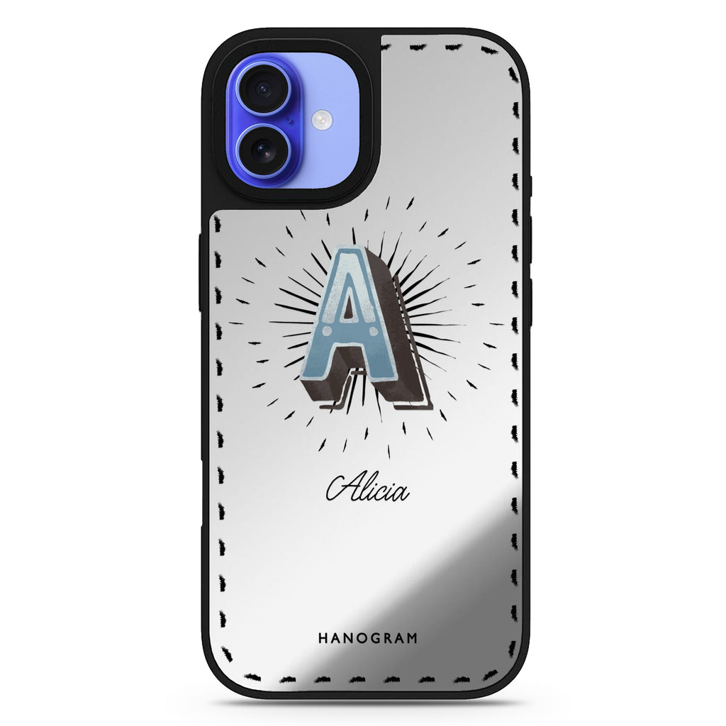Artistic Monogram III MagSafe Compatible Mirror Case