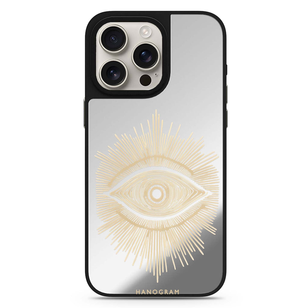 Eye of Eternity sleek reflective design iPhone 16/15/14 Pro Max & Pro mirror case
