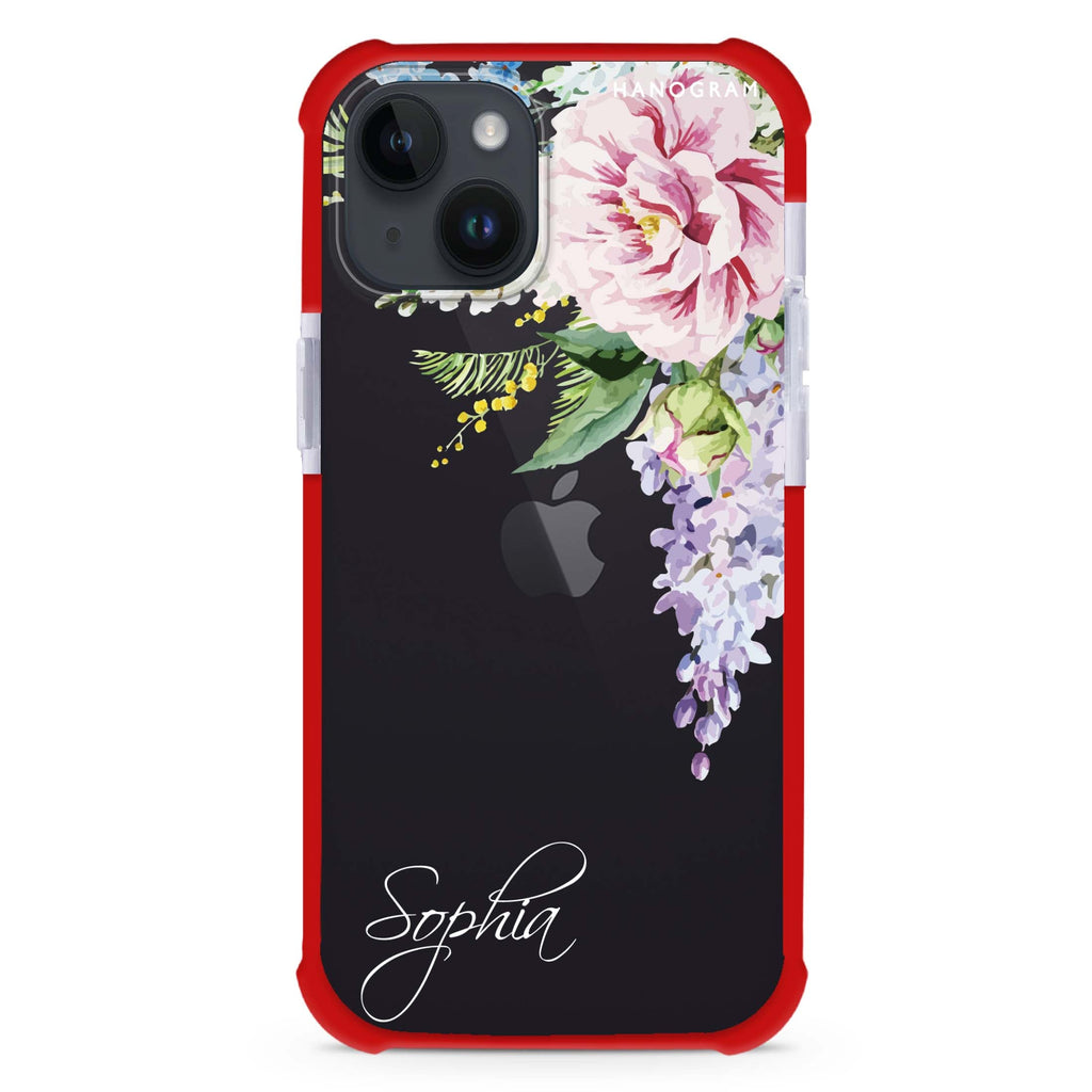 Tropical Floral II iPhone 15 Plus Ultra Shockproof Case