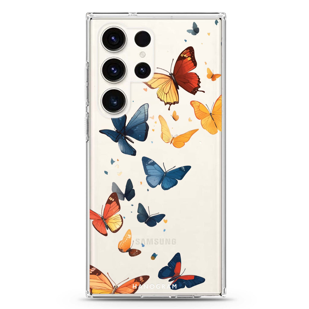 Quiet Flight Samsung Galaxy S26/S25/S24/S23/S22 Ultra ultra clear case, transparent design, main view