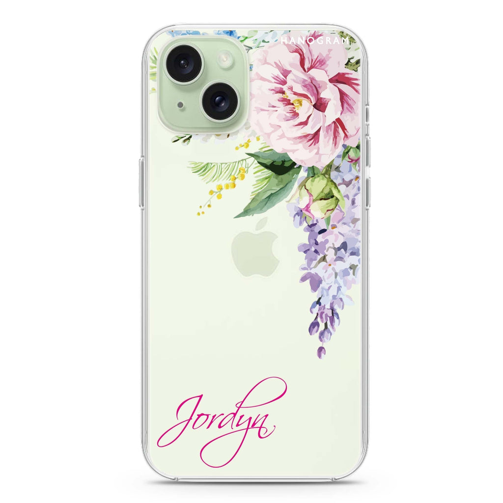 Tropical Floral II iPhone Ultra Clear Case