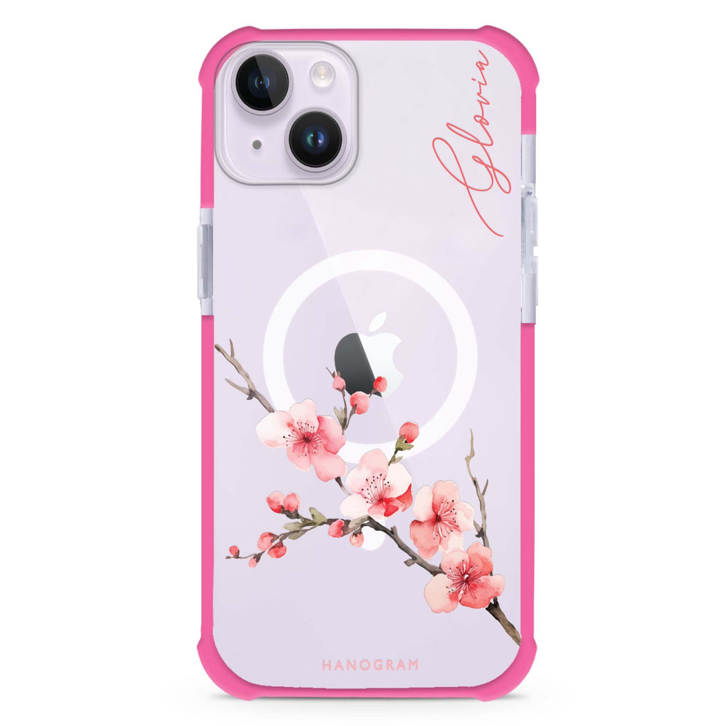 Cherry Bliss iPhone 15 Plus MagSafe Compatible Ultra Shockproof Case