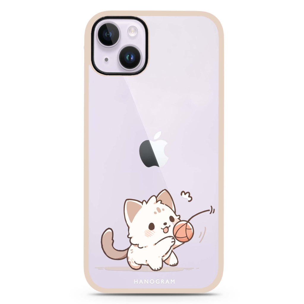 Kitty Chase iPhone 15 Plus Impact Guard Bumper Case
