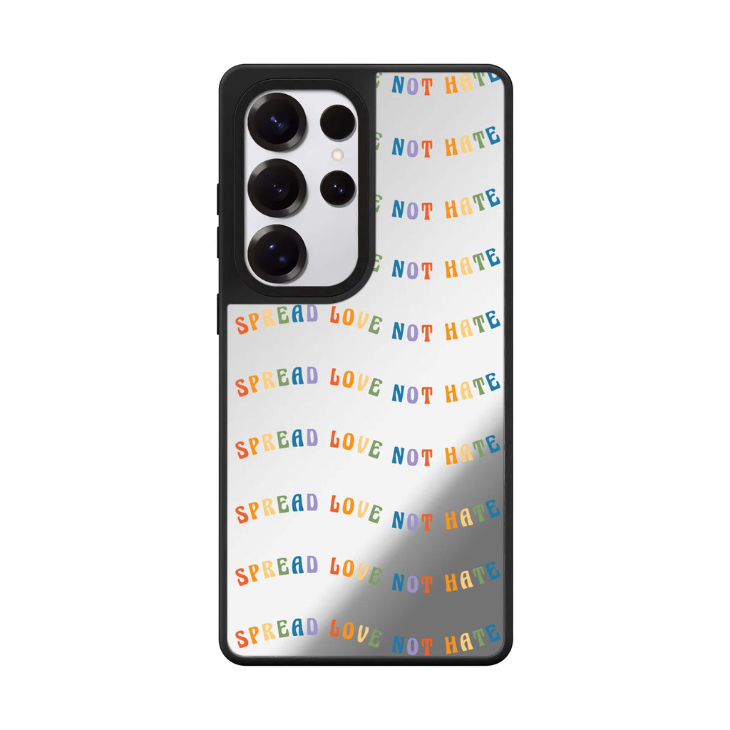 Spread Love not Hate Mirror Case