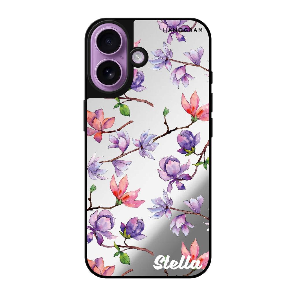 Reflective iPhone 16 Mirror Case –Colour In Spring Design