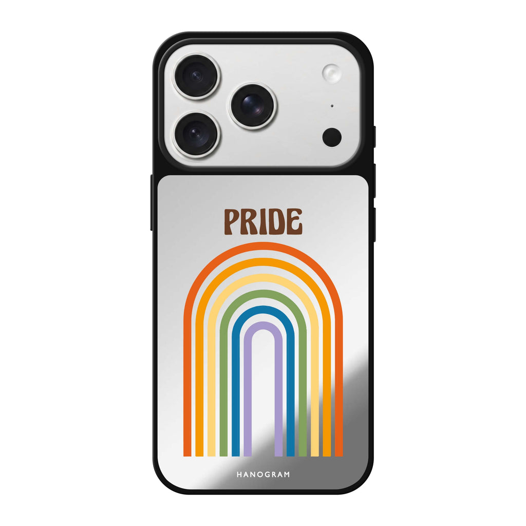 Rainbow Pride multicolor iPhone 18 Pro Max mirror case