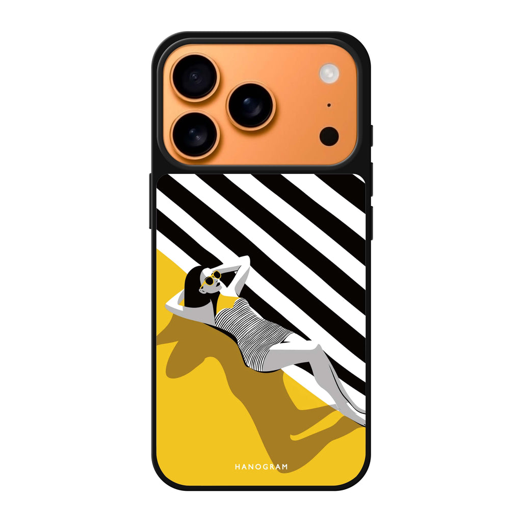Sun Lounge summer sun celestial nature iPhone 17 Pro Max mirror case