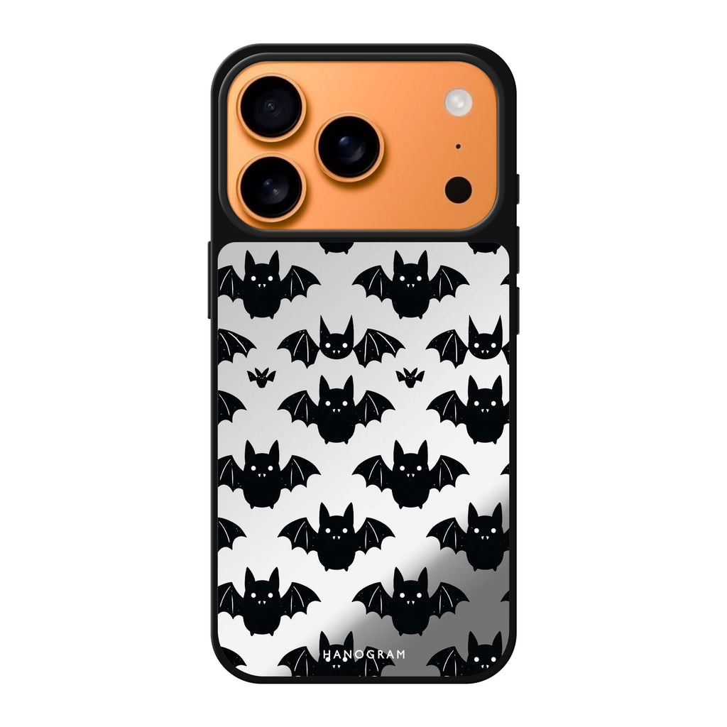 Batty Little Faces iPhone 17 Pro Max Mirror Case - design view 1